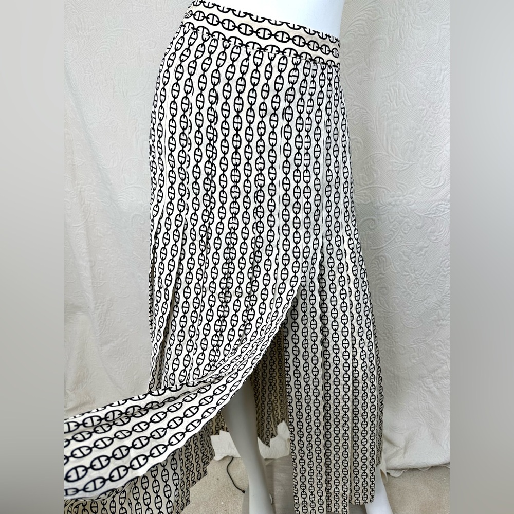 J. Crew NWT 6 Pleated Maxi Skirt in Vintage Links Print - Picture 3 of 15
